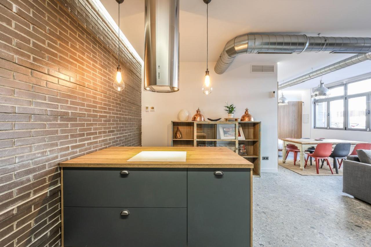 Loft Reformado Industrial Lejlighed Madrid Eksteriør billede